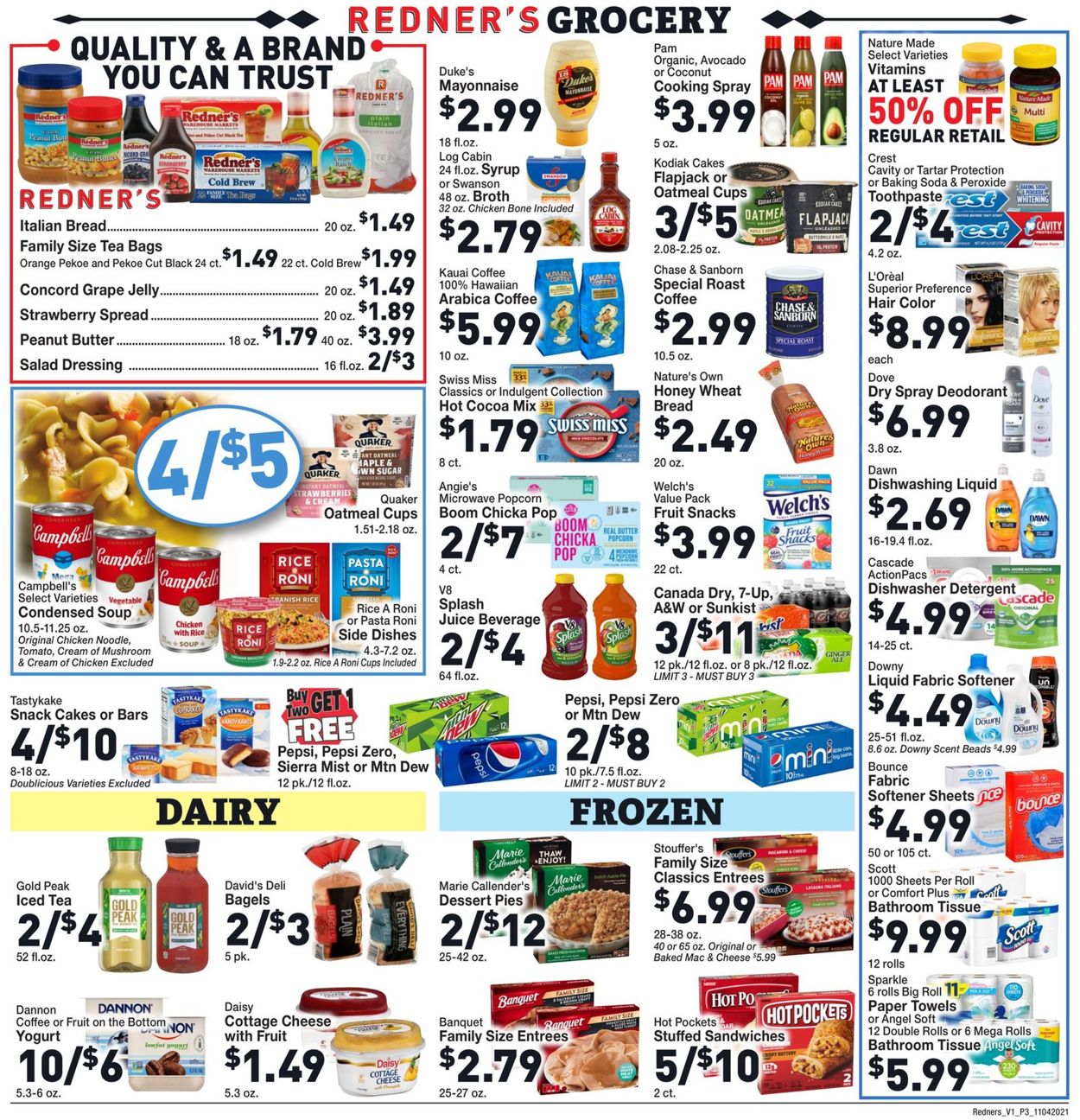 Redner’s Warehouse Market Weekly Ad Circular - valid 11/04-11/10/2021 (Page 5)