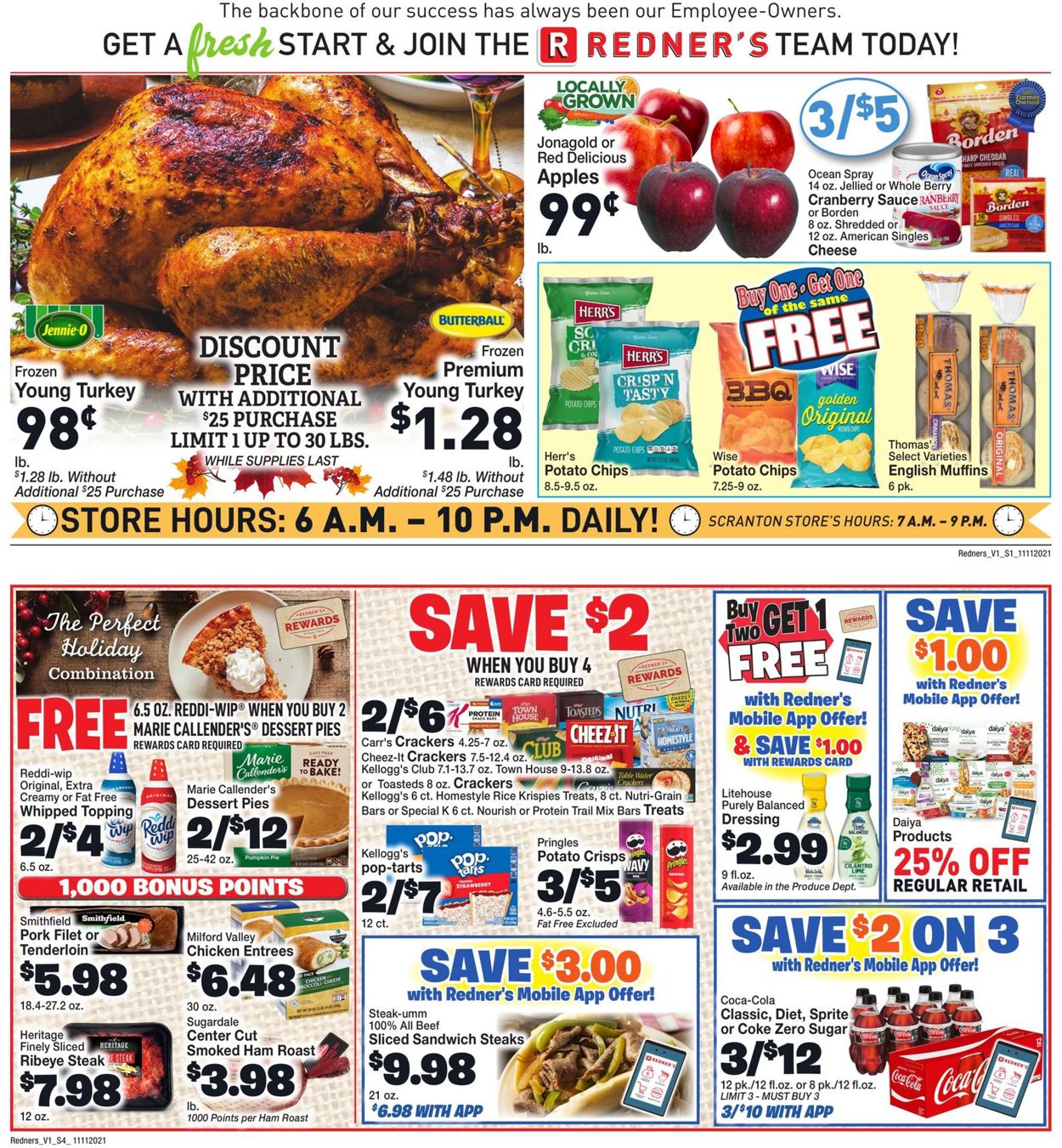 Redner’s Warehouse Market Weekly Ad Circular - valid 11/11-11/17/2021 (Page 2)