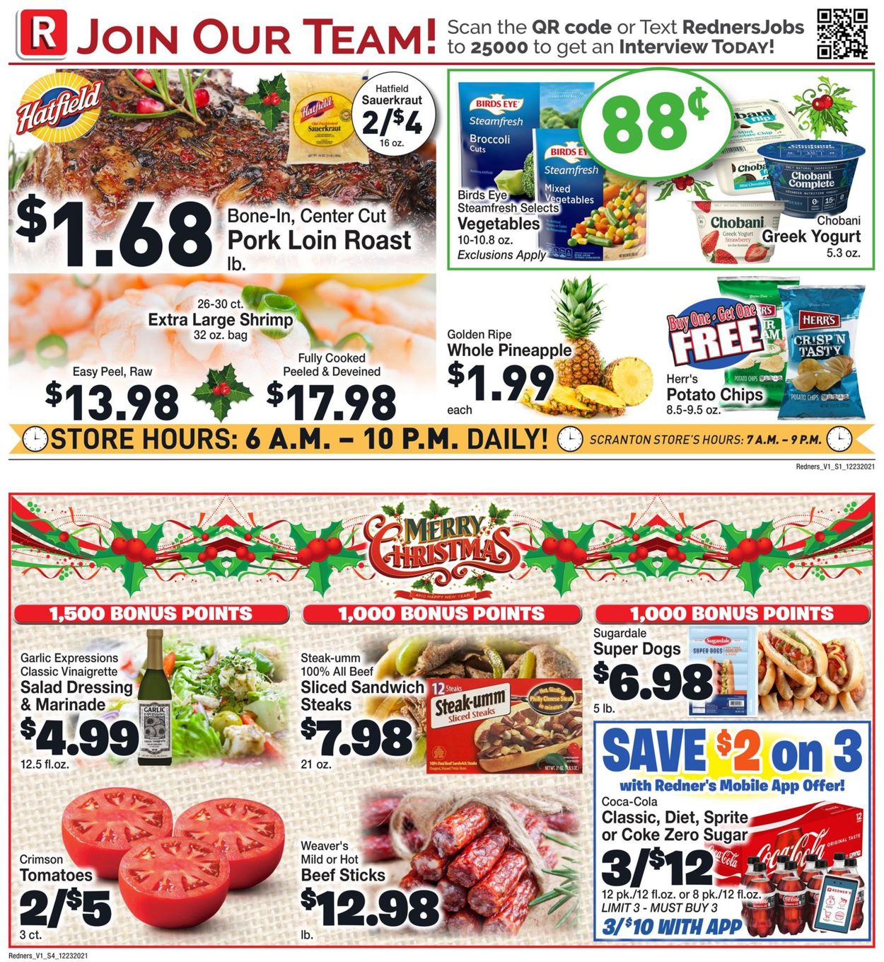 Redner’s Warehouse Market Weekly Ad Circular - valid 12/23-12/29/2021 (Page 2)