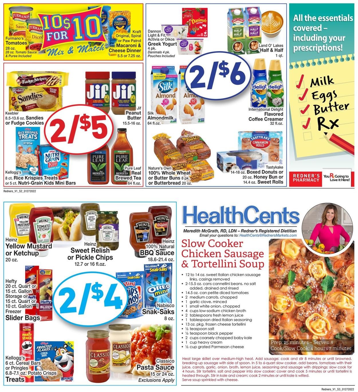 Redner’s Warehouse Market Weekly Ad Circular - valid 01/27-02/02/2022 (Page 2)