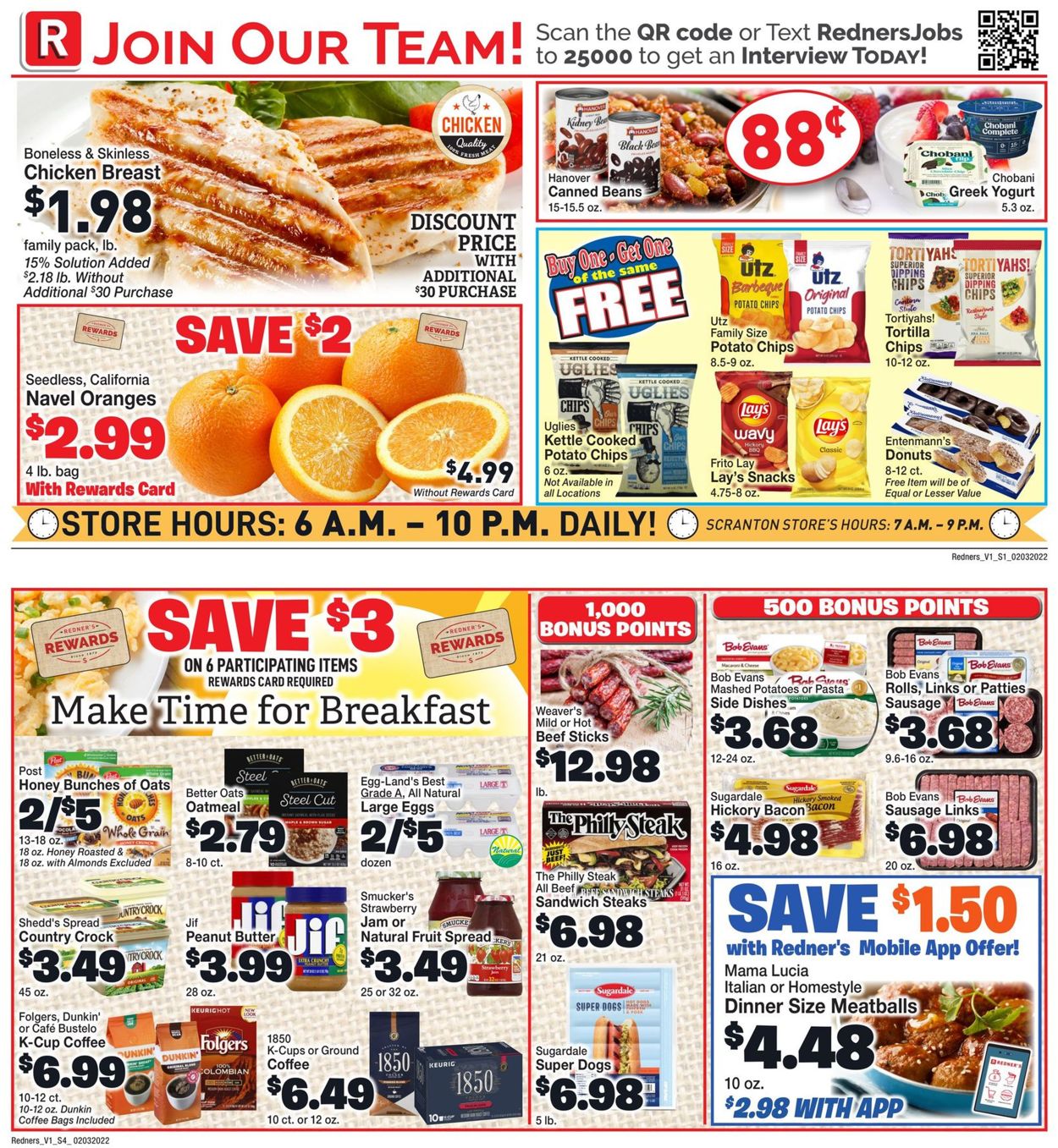 Redner’s Warehouse Market Weekly Ad Circular - valid 02/03-02/09/2022 (Page 2)