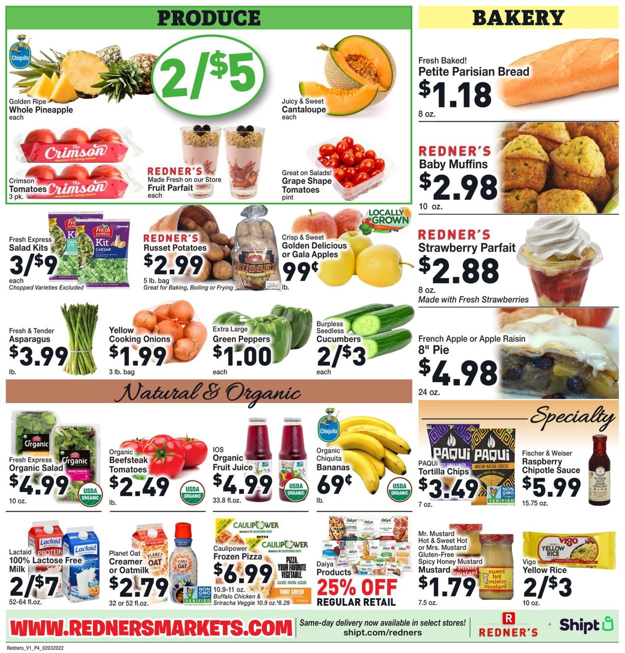 Redner’s Warehouse Market Weekly Ad Circular - valid 02/03-02/09/2022 (Page 6)