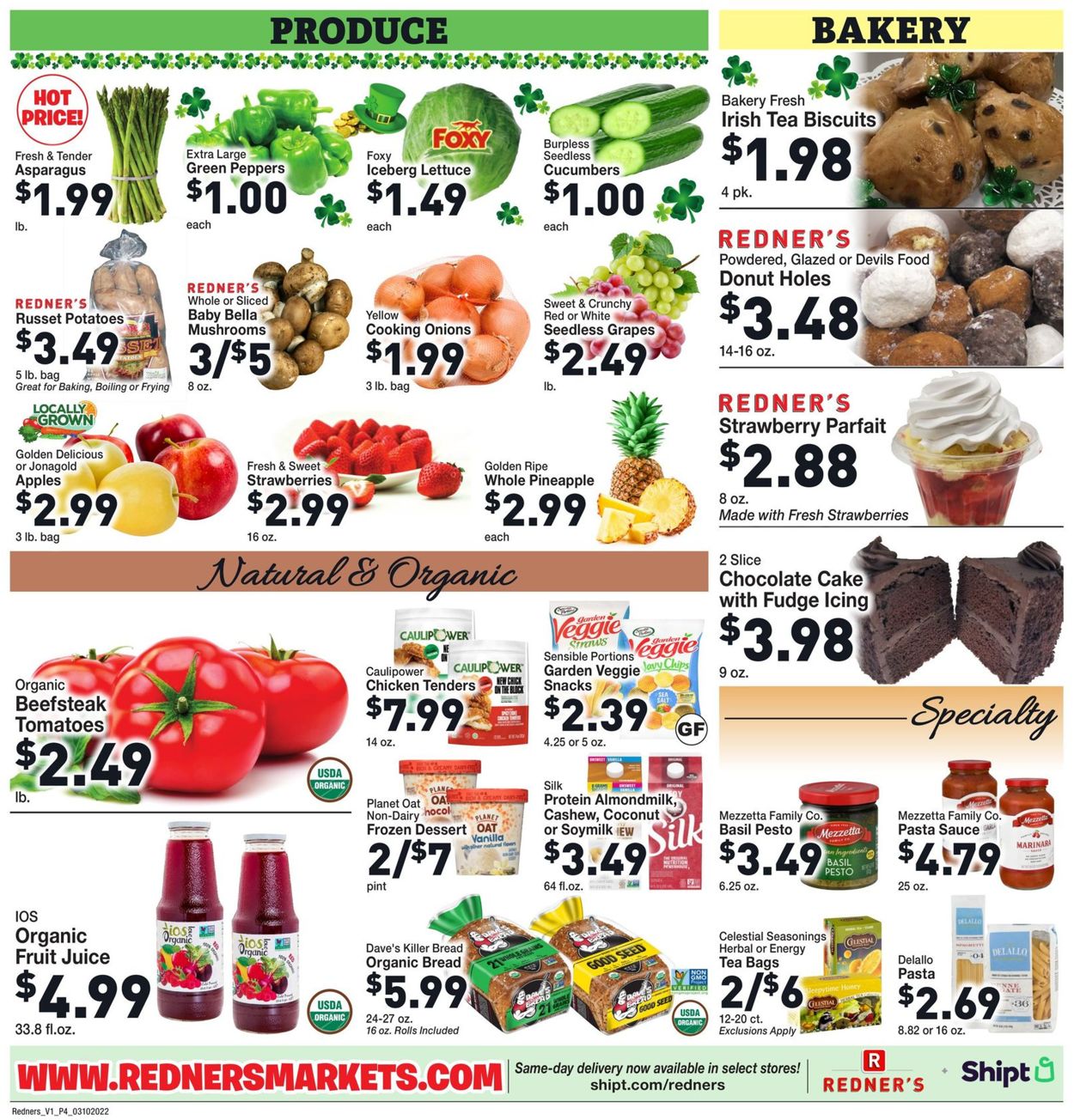 Redner’s Warehouse Market Weekly Ad Circular - valid 03/10-03/16/2022 (Page 6)