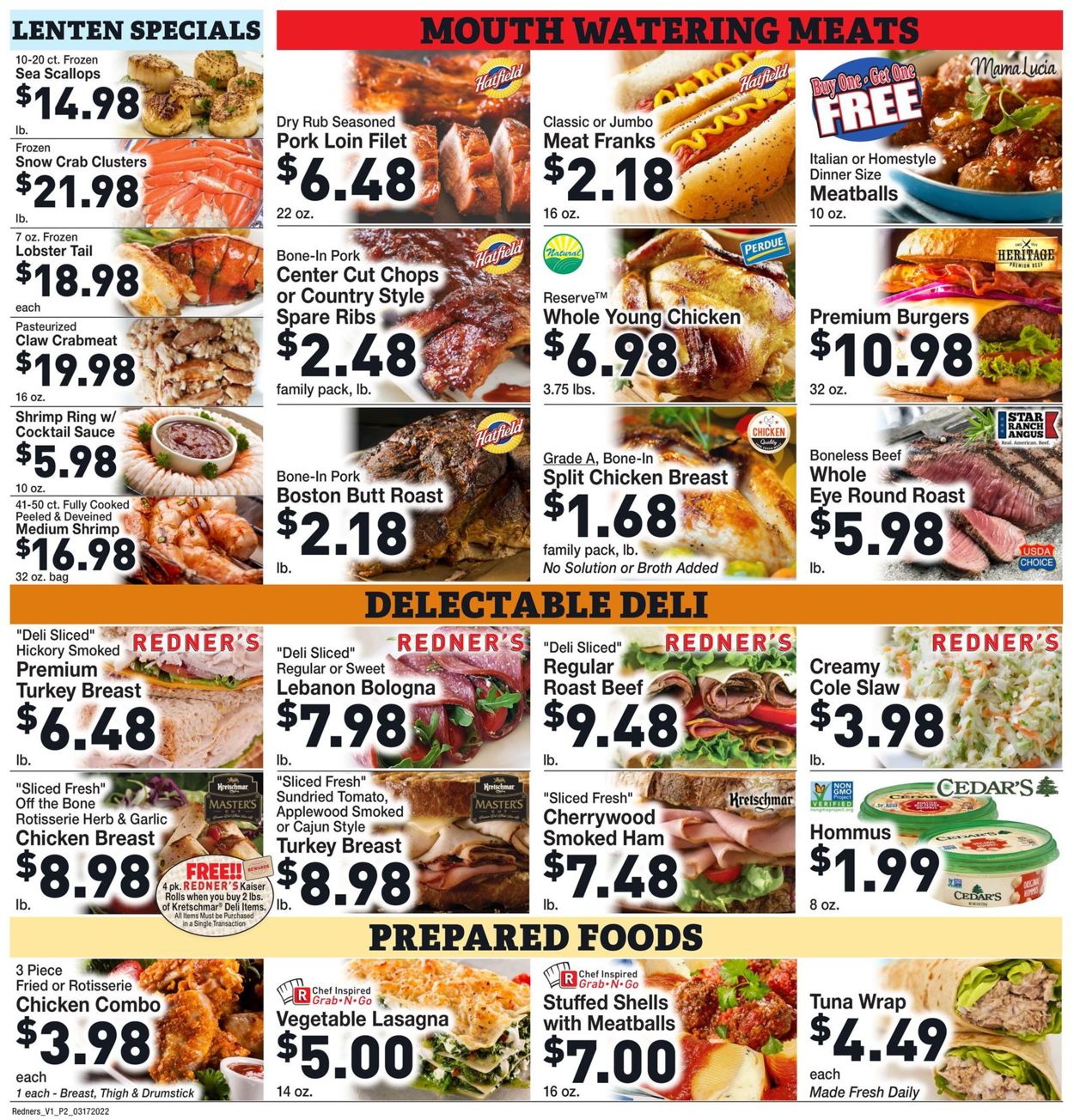 Redner’s Warehouse Market Weekly Ad Circular - valid 03/17-03/23/2022 (Page 4)