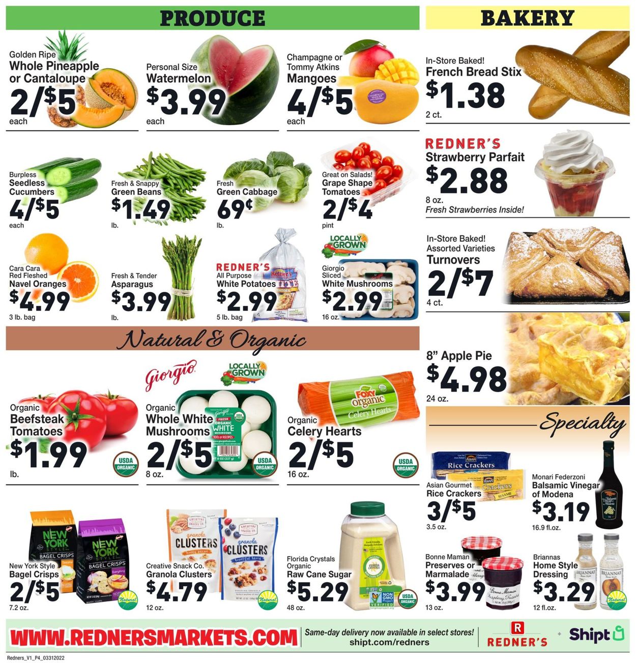 Redner’s Warehouse Market Weekly Ad Circular - valid 03/31-04/06/2022 (Page 6)