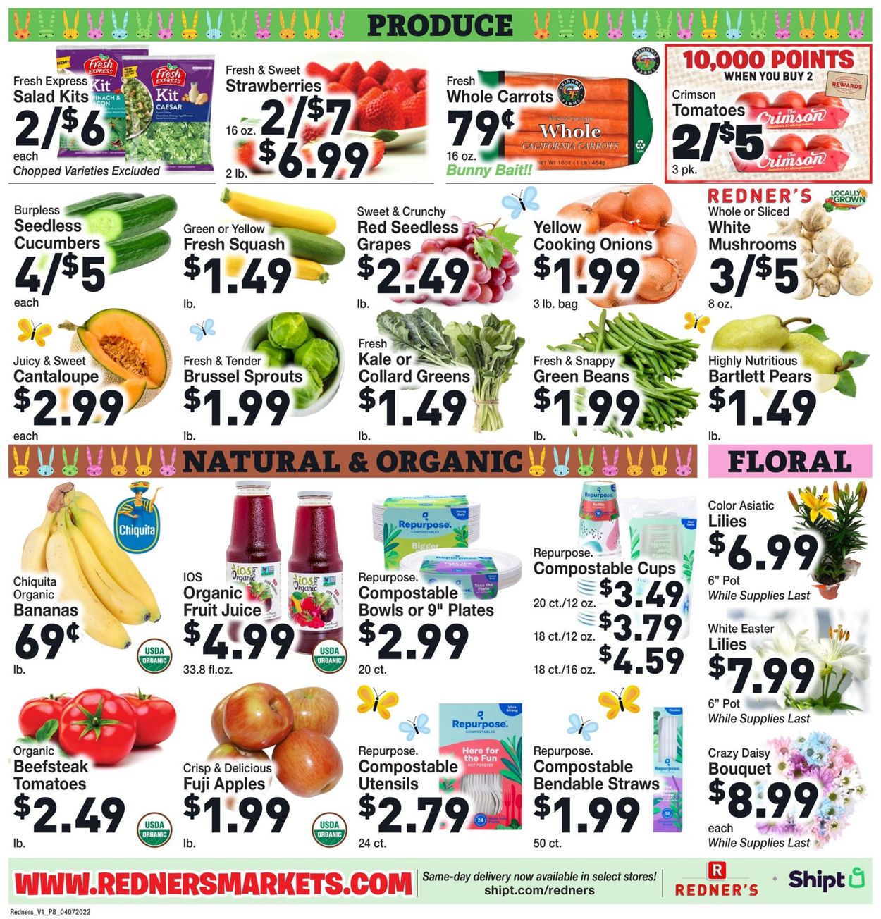 Redner’s Warehouse Market EASTER 2022 Weekly Ad Circular - valid 04/07-04/13/2022 (Page 10)