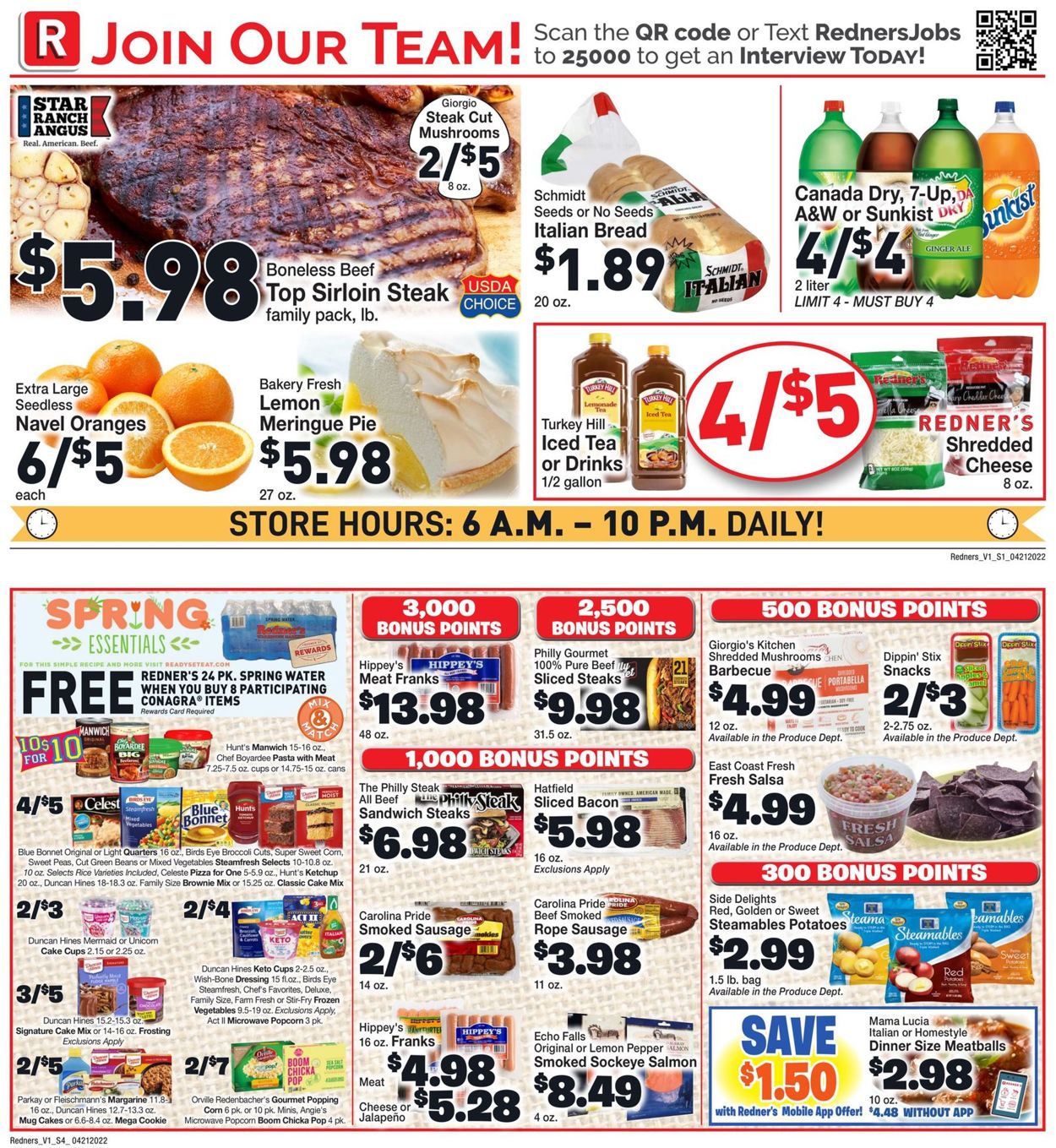 Redner’s Warehouse Market Weekly Ad Circular - valid 04/21-04/27/2022 (Page 2)