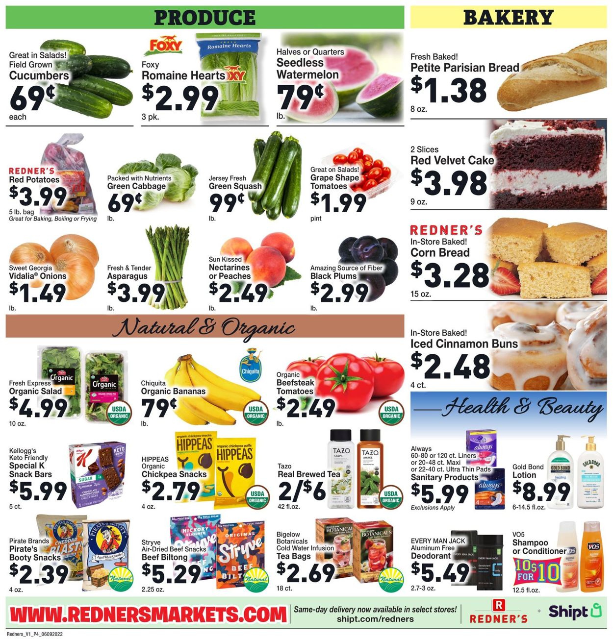 Redner’s Warehouse Market Weekly Ad Circular - valid 06/09-06/15/2022 (Page 6)