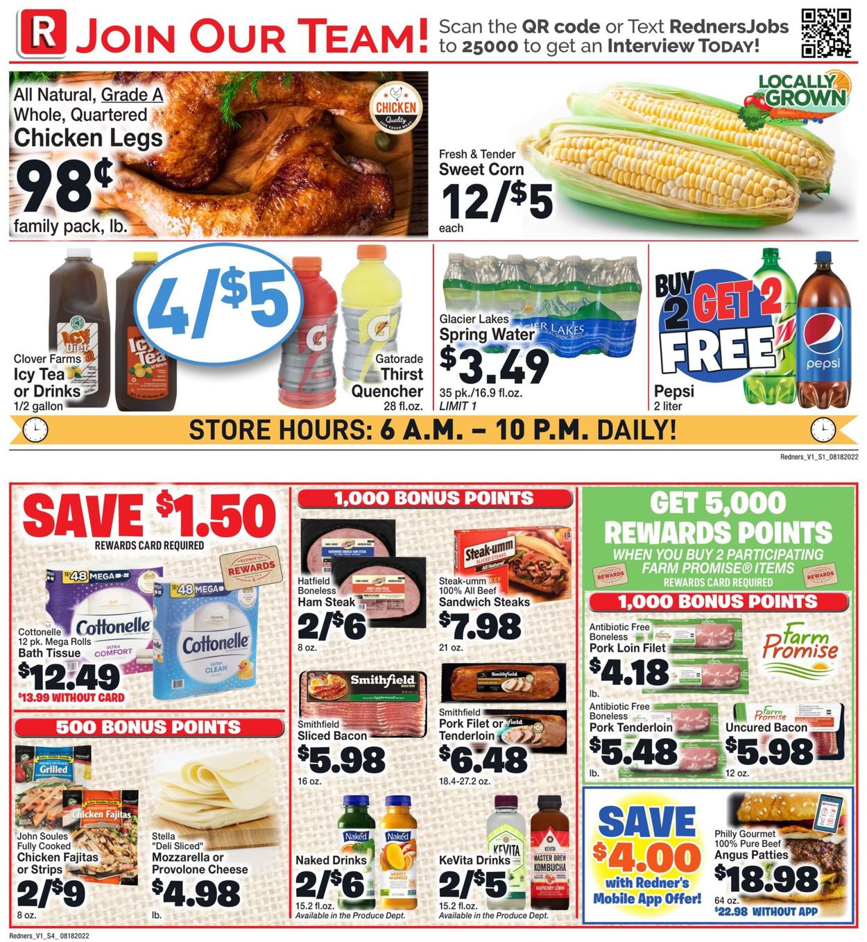 Redner’s Warehouse Market Weekly Ad Circular - valid 08/18-08/24/2022 (Page 2)
