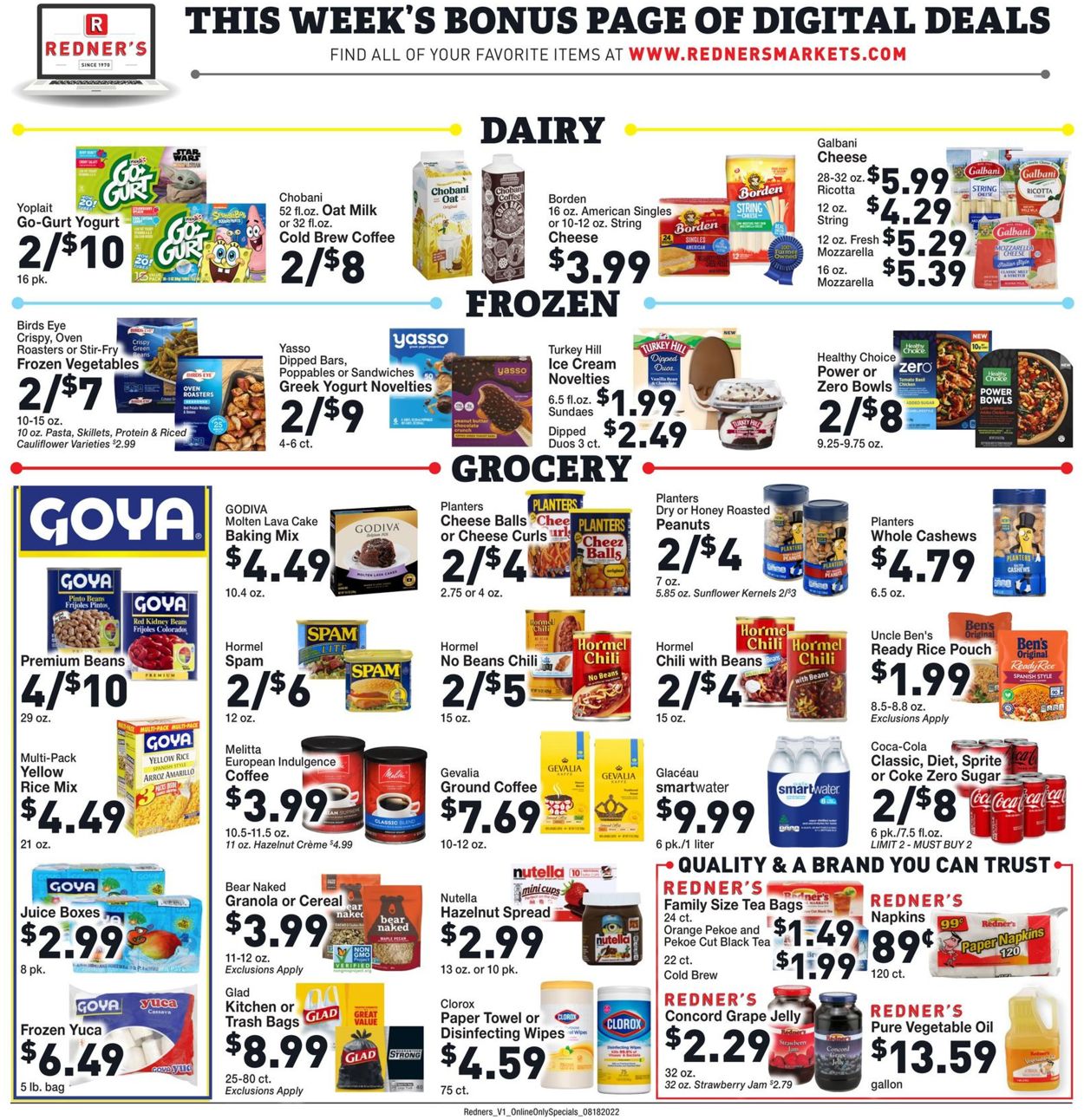 Redner’s Warehouse Market Weekly Ad Circular - valid 08/18-08/24/2022 (Page 7)