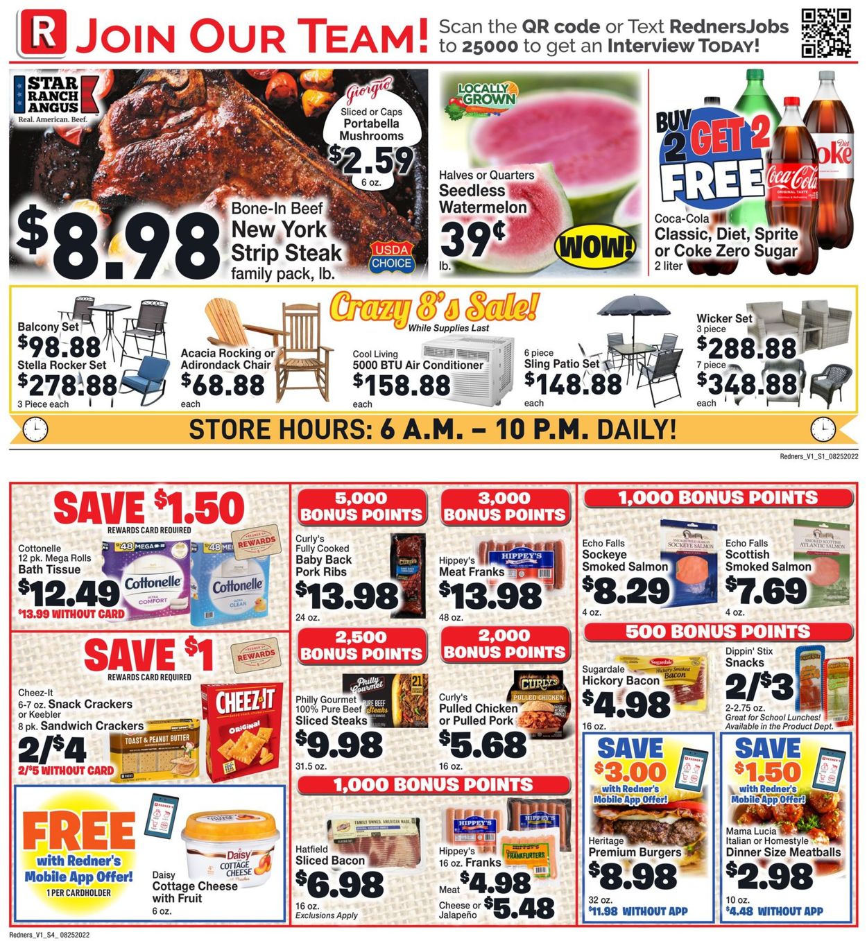 Redner’s Warehouse Market Weekly Ad Circular - valid 08/25-08/31/2022 (Page 2)