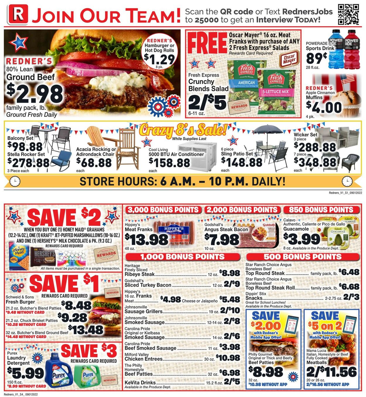 Redner’s Warehouse Market Weekly Ad Circular - valid 09/01-09/07/2022 (Page 2)