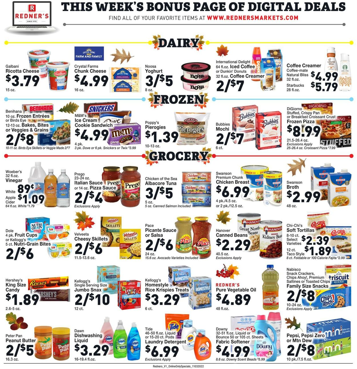 Redner’s Warehouse Market Weekly Ad Circular - valid 11/03-11/09/2022 (Page 7)