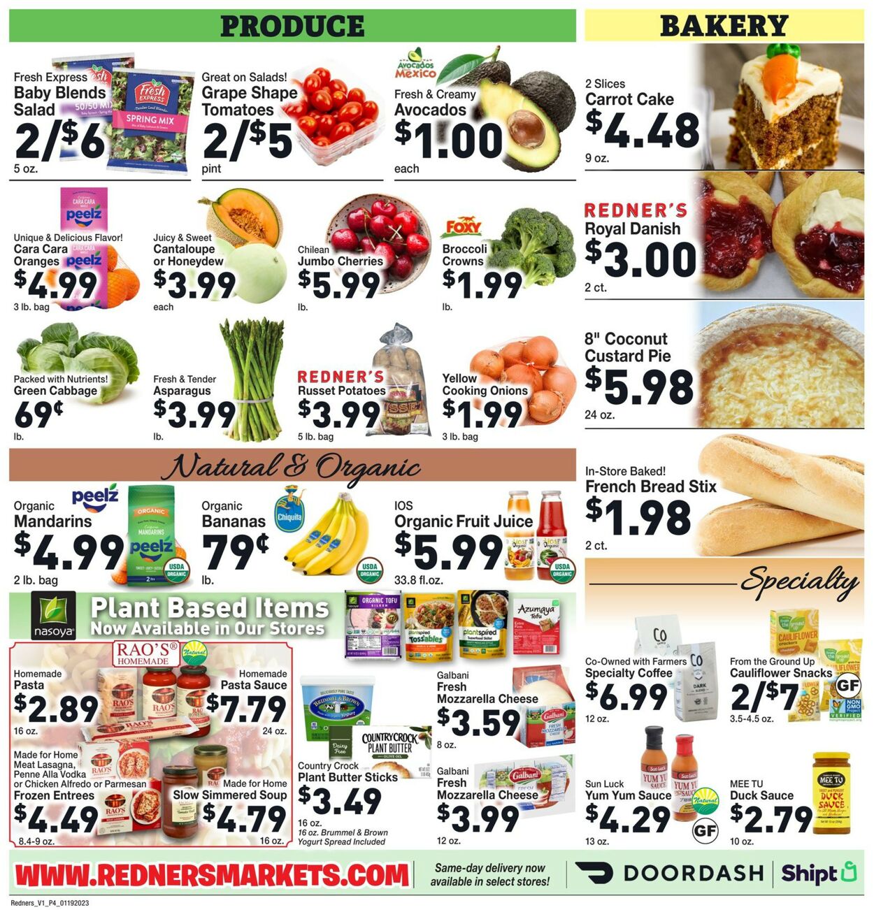 Redner’s Warehouse Market Weekly Ad Circular - valid 01/19-01/25/2023 (Page 6)