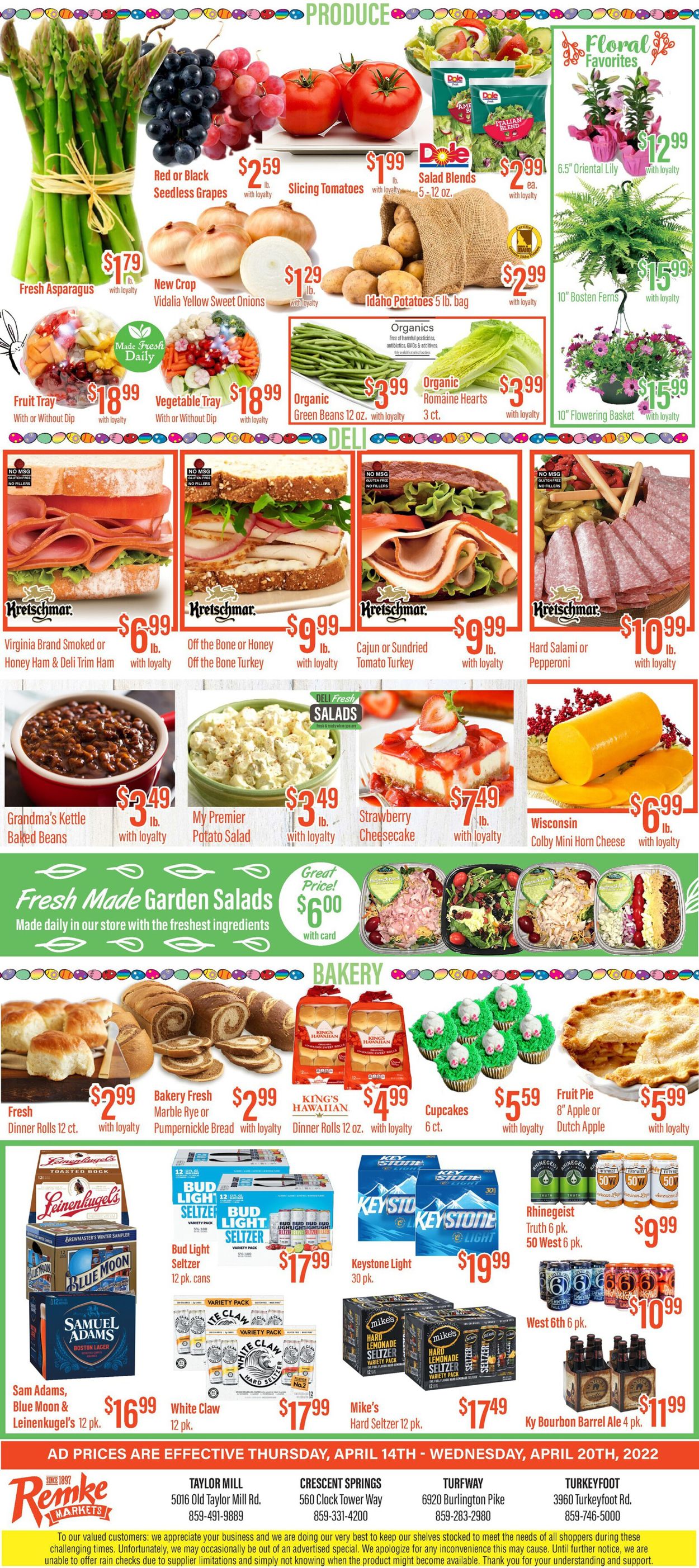 Remke Markets EASTER AD 2022 Weekly Ad Circular - valid 04/14-04/20/2022 (Page 5)