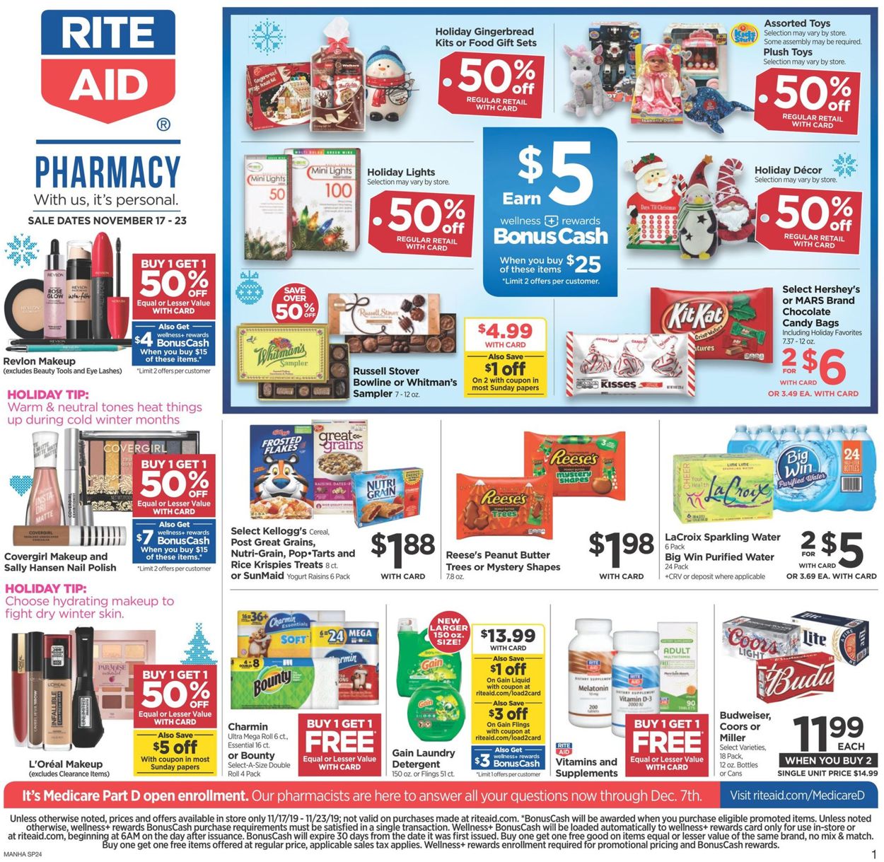 Rite Aid Weekly Ad Circular - valid 11/17-11/23/2019 (Page 2)
