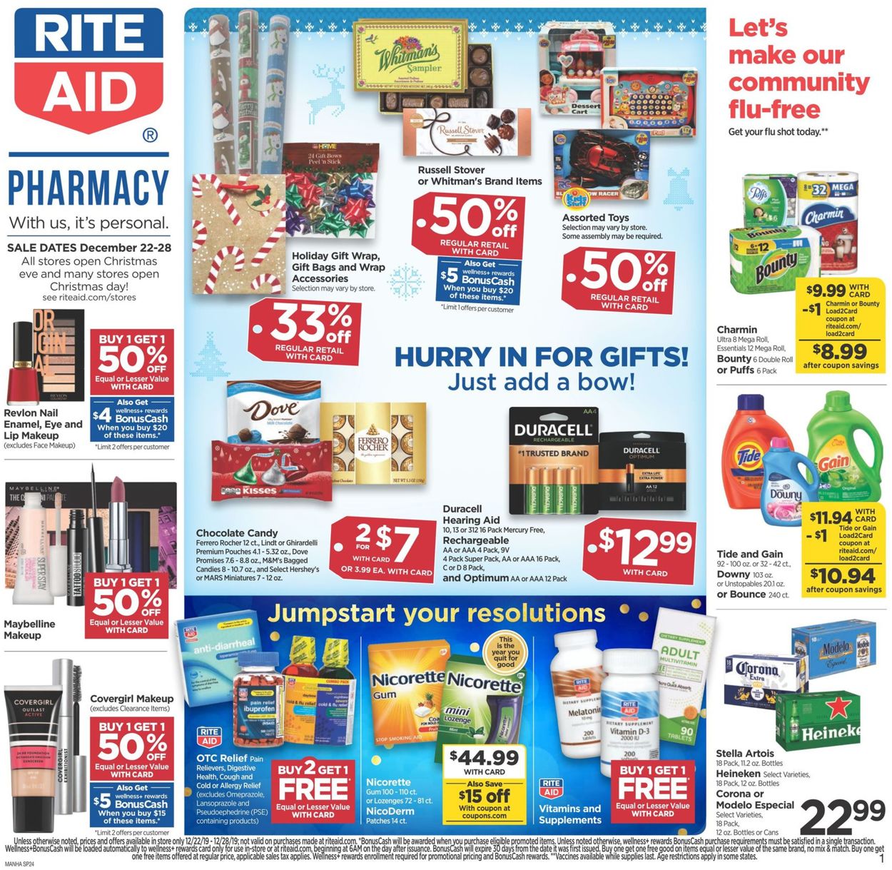 Rite Aid Weekly Ad Circular - valid 12/22-12/28/2019