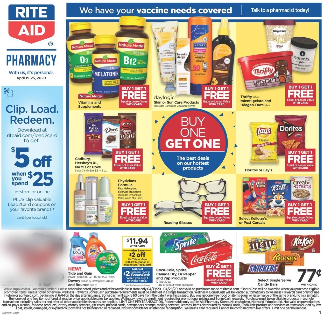 Rite Aid Weekly Ad Circular - valid 04/19-04/25/2020