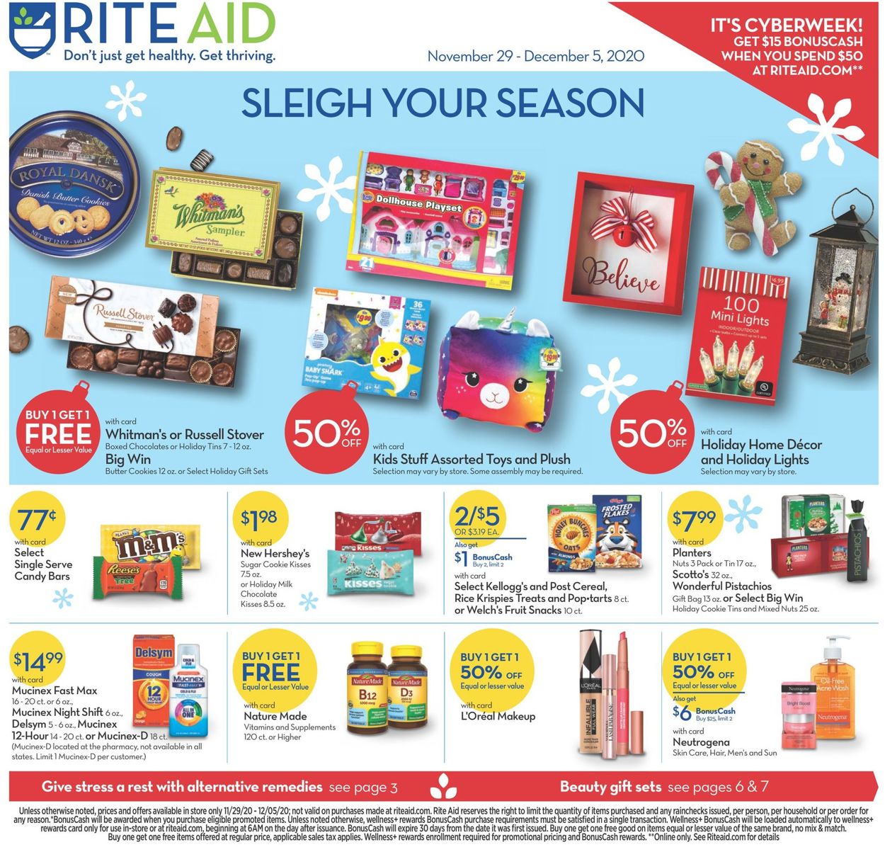 Rite Aid Weekly Ad Circular - valid 11/29-12/05/2020