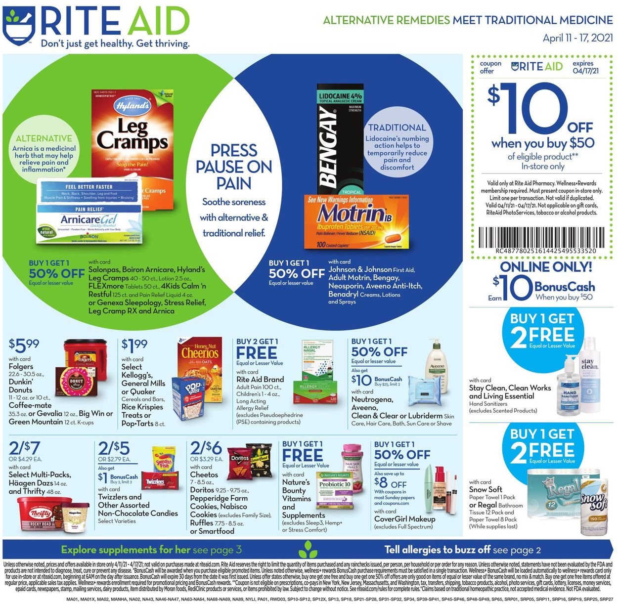 Rite Aid Weekly Ad Circular - valid 04/11-04/17/2021