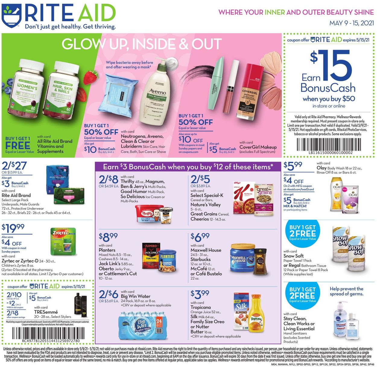 Rite Aid Weekly Ad Circular - valid 05/09-05/15/2021