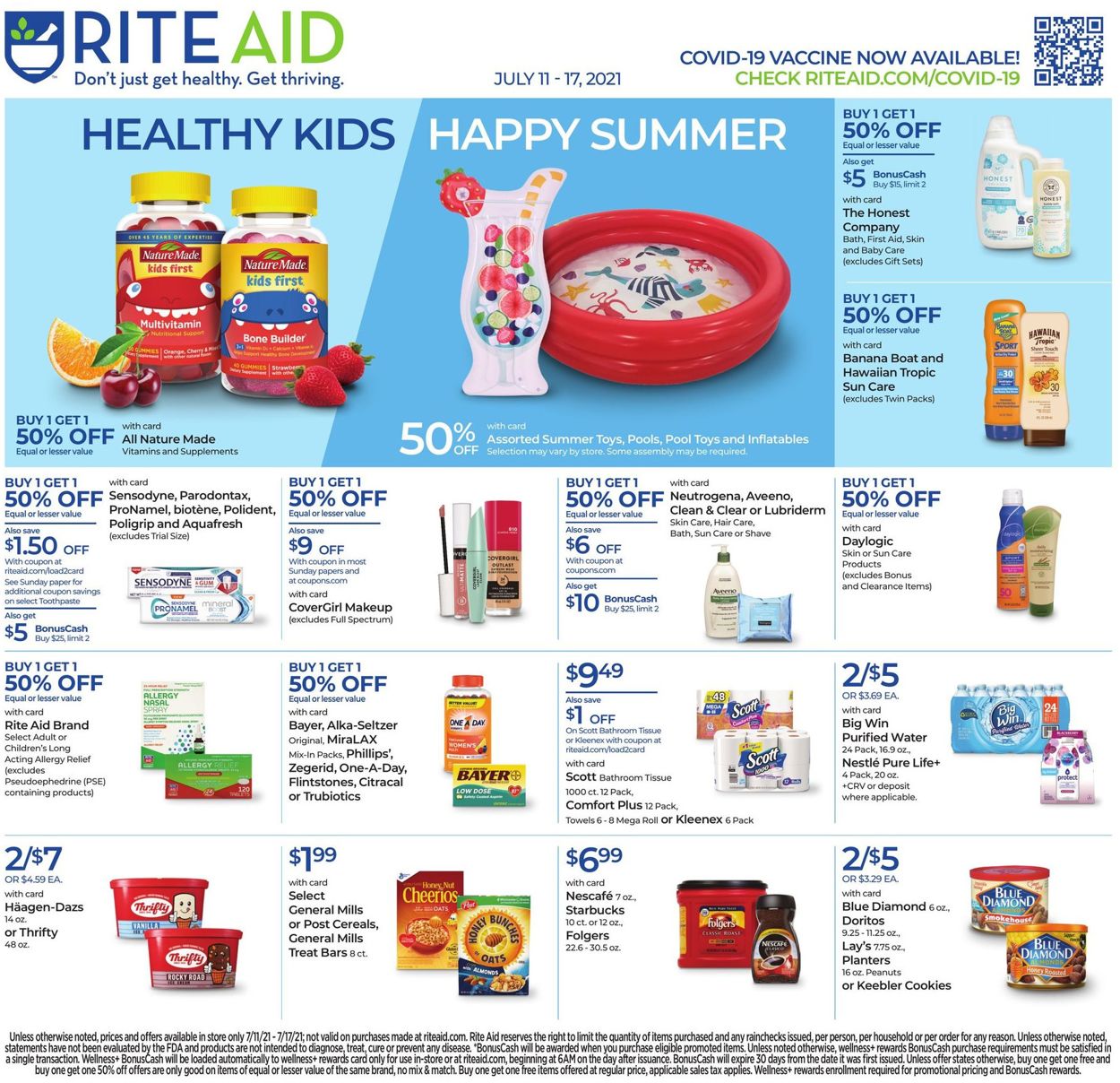 Rite Aid Weekly Ad Circular - valid 07/11-07/17/2021