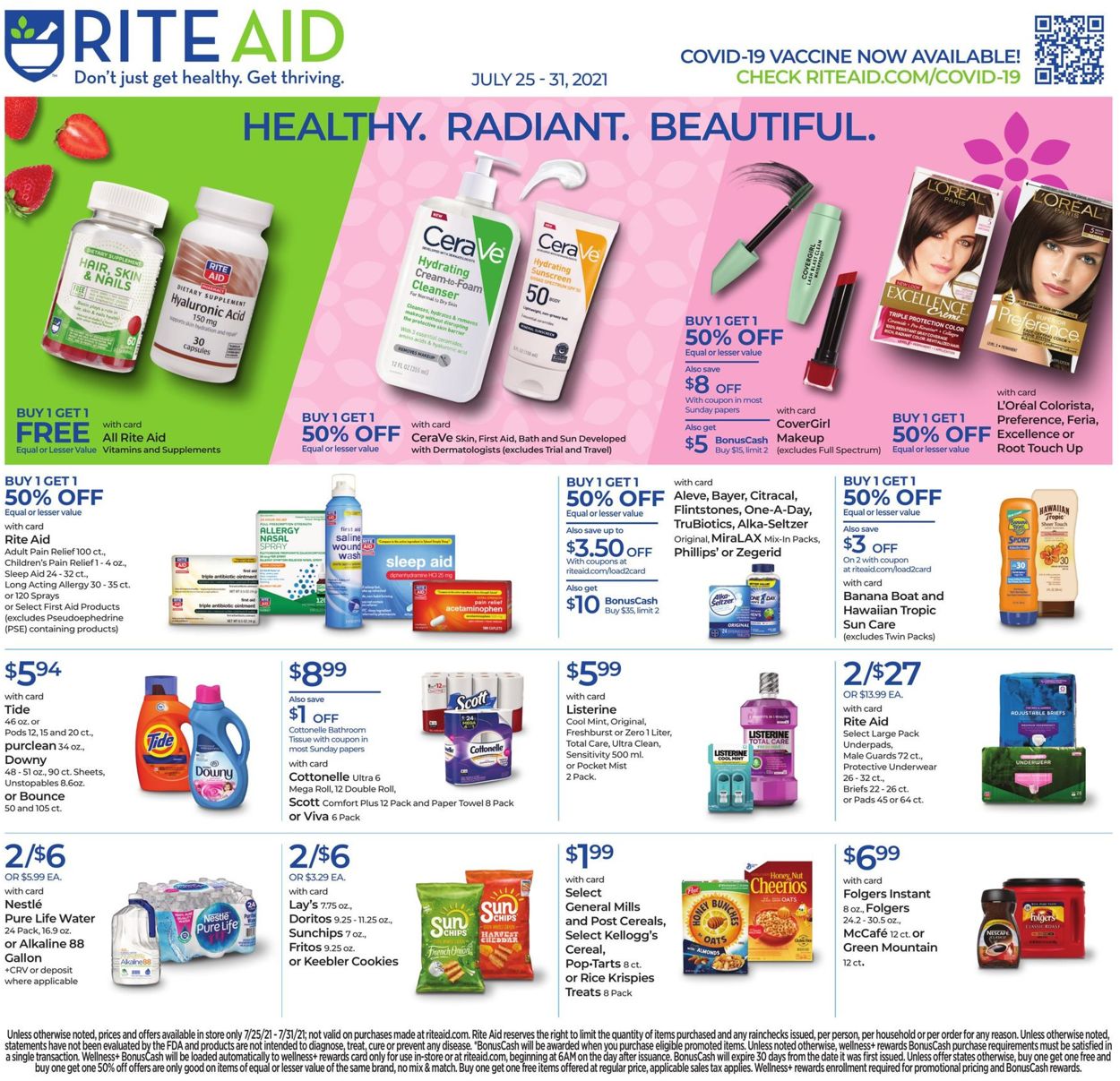 Rite Aid Weekly Ad Circular - valid 07/25-07/31/2021