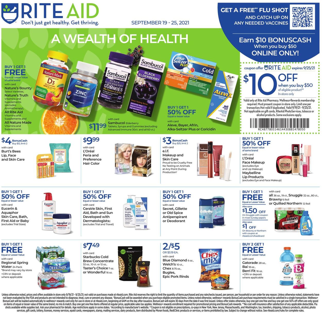 Rite Aid Weekly Ad Circular - valid 09/19-09/25/2021 (Page 2)