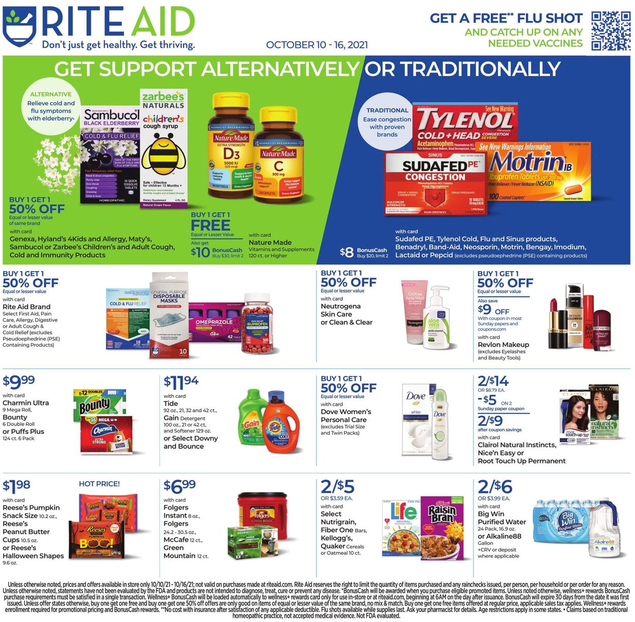 Rite Aid Weekly Ad Circular - valid 10/10-10/16/2021