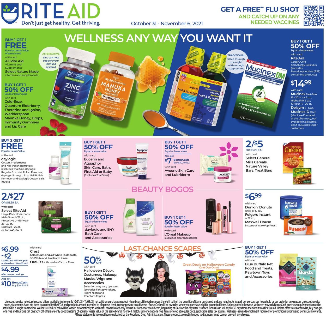 Rite Aid Weekly Ad Circular - valid 10/31-11/06/2021