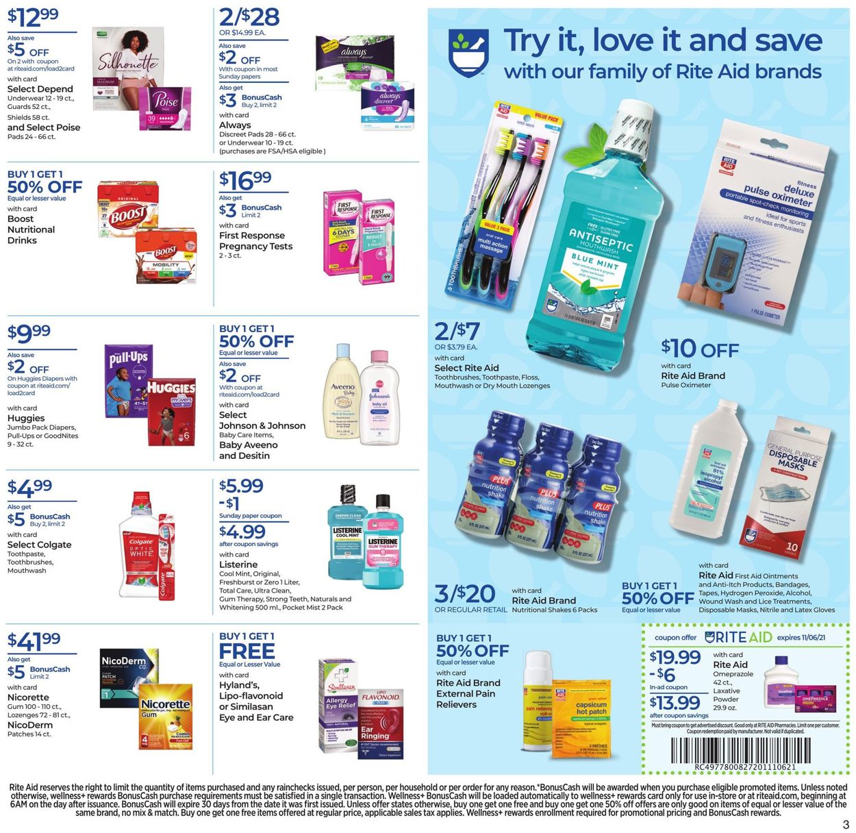 Rite Aid Weekly Ad Circular - valid 10/31-11/06/2021 (Page 4)