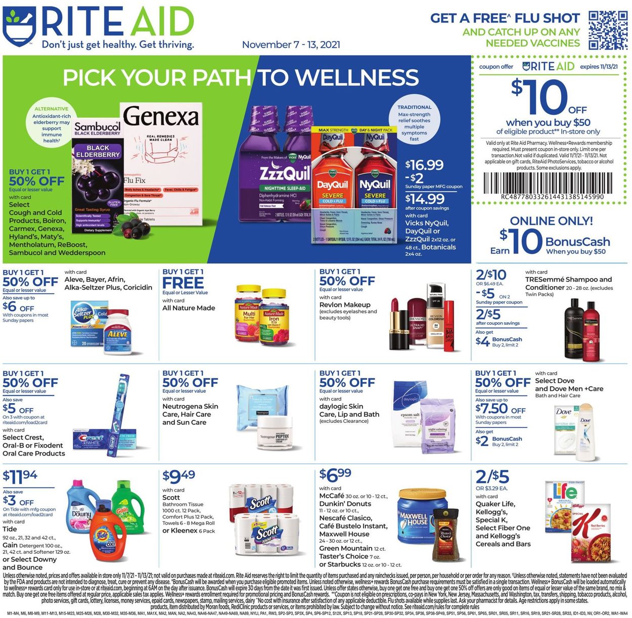 Rite Aid Weekly Ad Circular - valid 11/07-11/13/2021