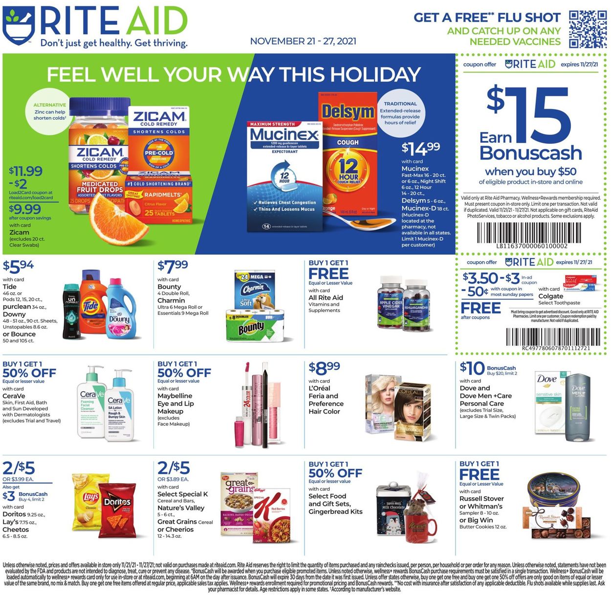 Rite Aid HOLIDAY 2021 Weekly Ad Circular - valid 11/21-11/27/2021 (Page 2)