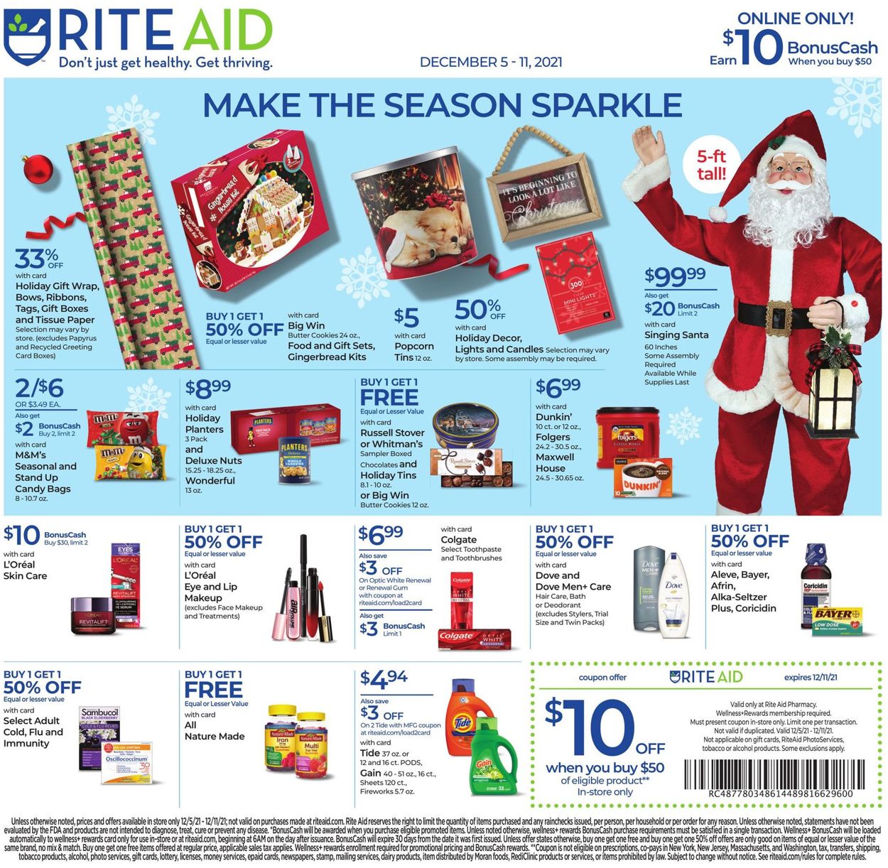 Rite Aid HOLIDAY 2021 Weekly Ad Circular - valid 12/05-12/11/2021 (Page 2)