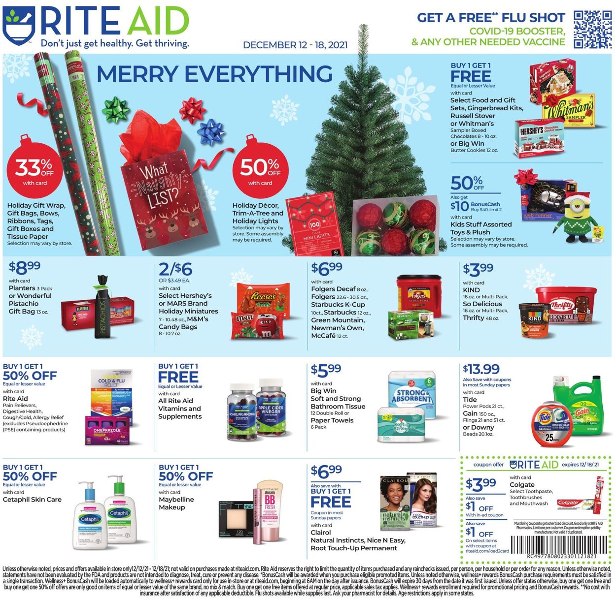 Rite Aid - HOLIDAY 2021 Weekly Ad Circular - valid 12/12-12/18/2021