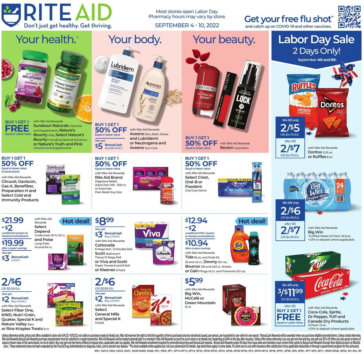 Rite Aid Weekly Ad Circular - valid 09/04-09/10/2022