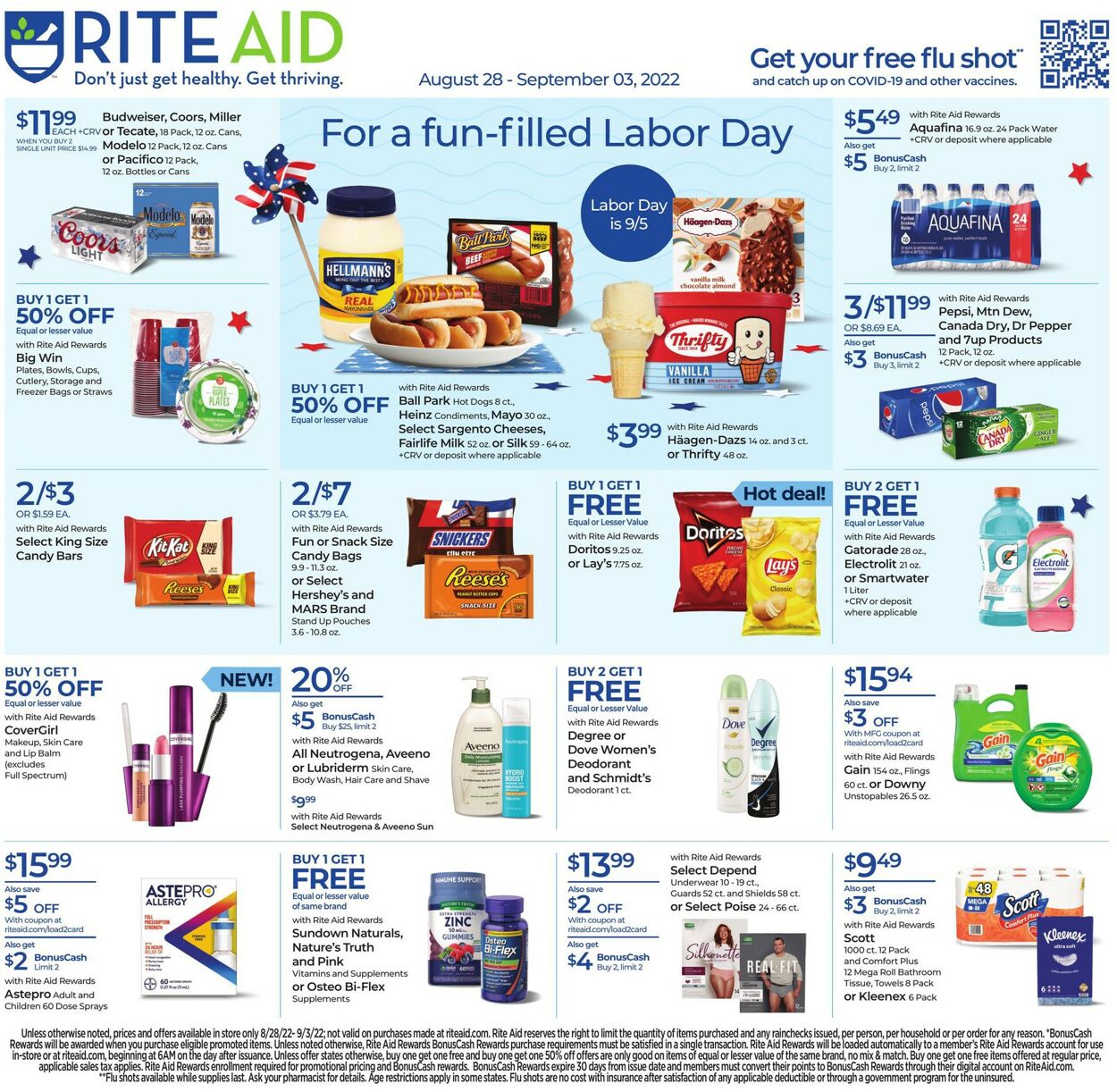 Rite Aid Weekly Ad Circular - valid 08/28-09/03/2022
