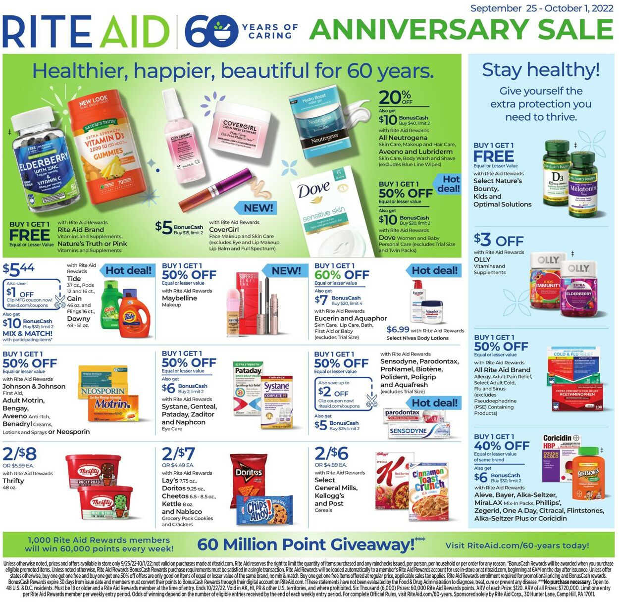 Rite Aid Weekly Ad Circular - valid 09/25-10/01/2022 (Page 2)