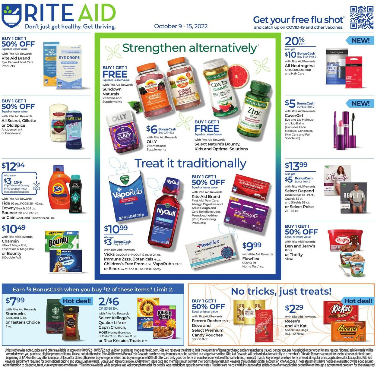 Rite Aid Weekly Ad Circular - valid 10/09-10/15/2022