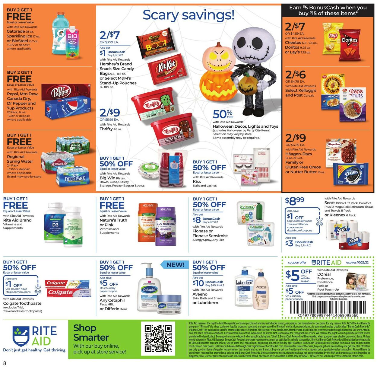 Rite Aid Weekly Ad Circular - valid 10/16-10/22/2022 (Page 2)