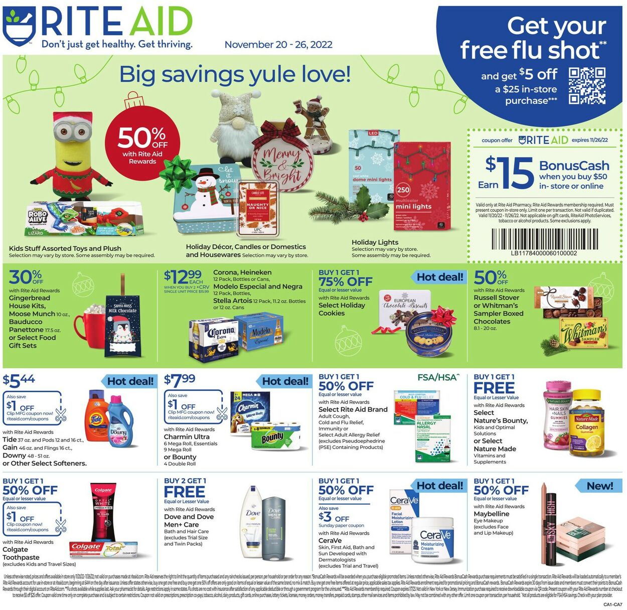 Rite Aid Weekly Ad Circular - valid 11/20-11/26/2022