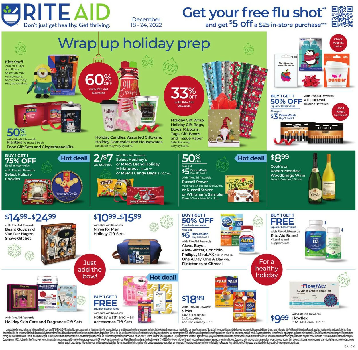 Rite Aid Weekly Ad Circular - valid 12/18-12/24/2022