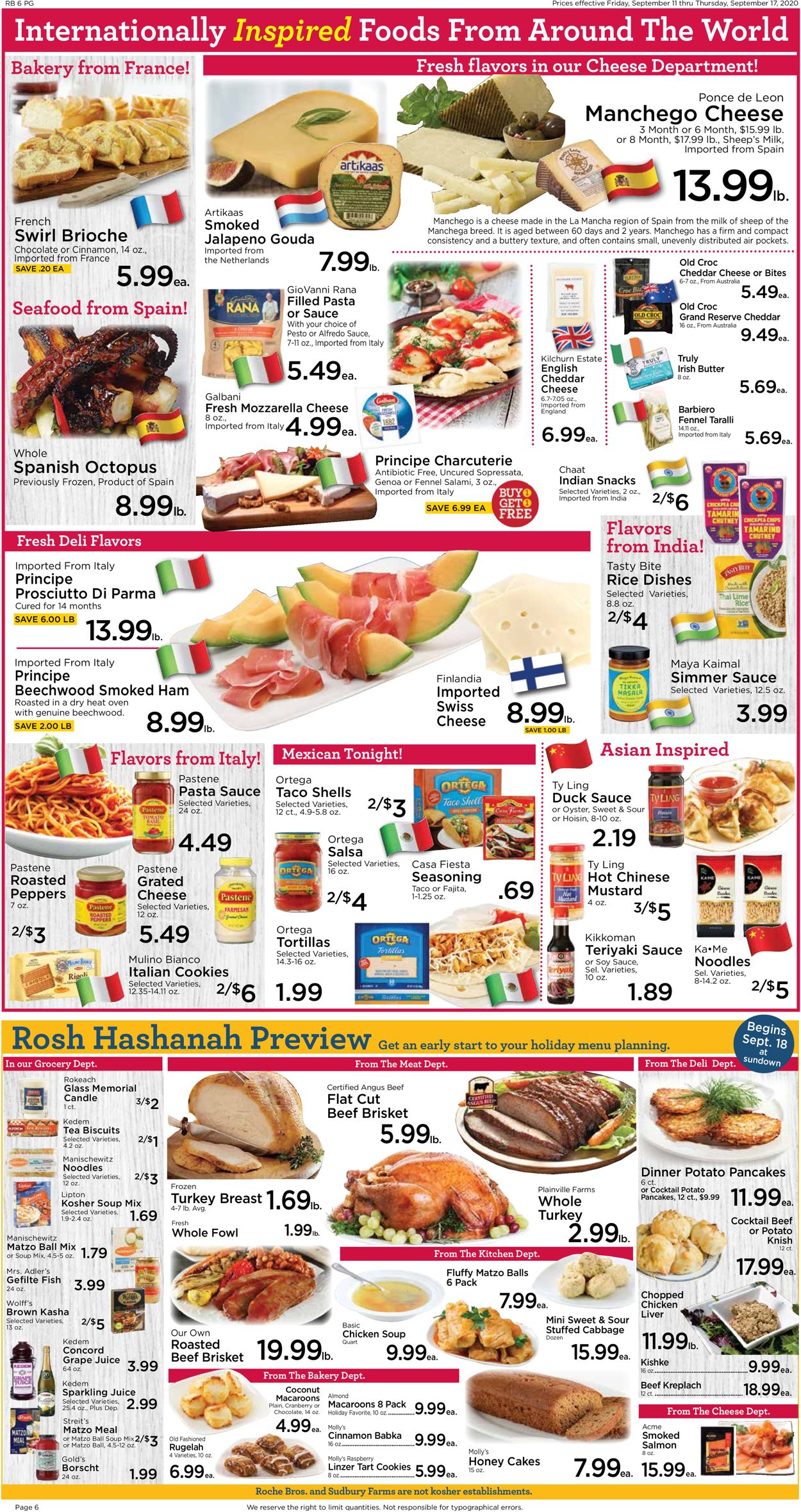 Roche Bros. Supermarkets Weekly Ad Circular - valid 09/11-09/17/2020 (Page 6)