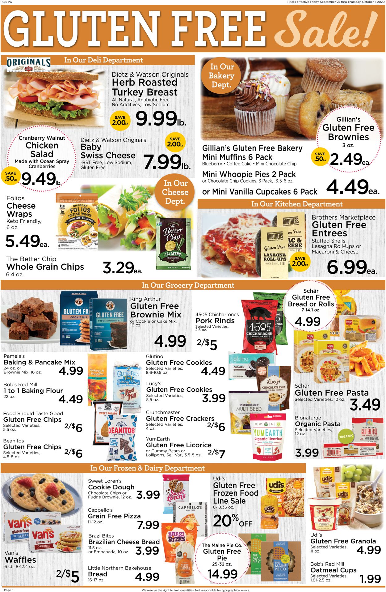 Roche Bros. Supermarkets Weekly Ad Circular - valid 09/25-10/01/2020 (Page 6)