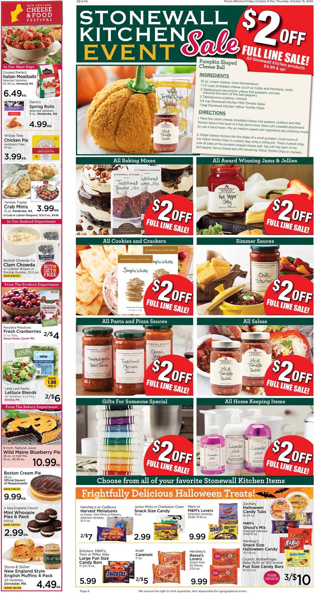 Roche Bros. Supermarkets Weekly Ad Circular - valid 10/09-10/15/2020 (Page 6)