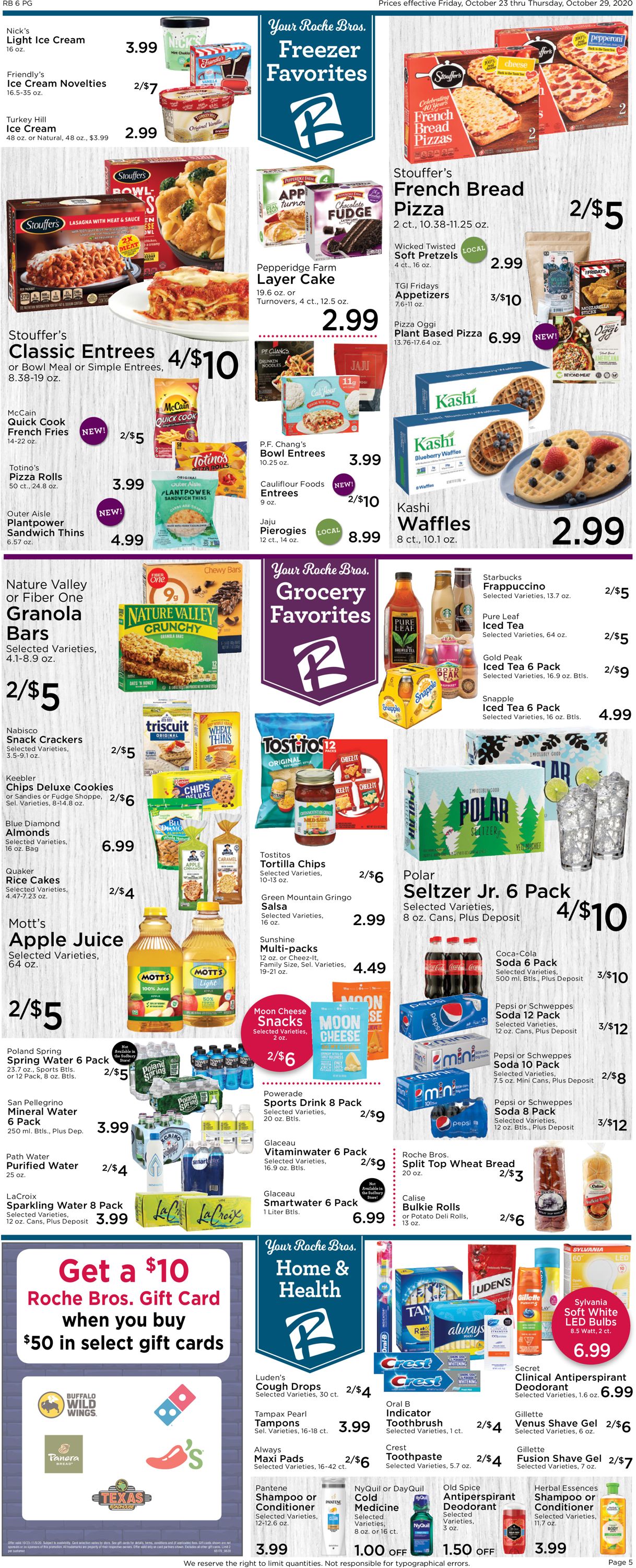 Roche Bros. Supermarkets Weekly Ad Circular - valid 10/23-10/29/2020 (Page 5)