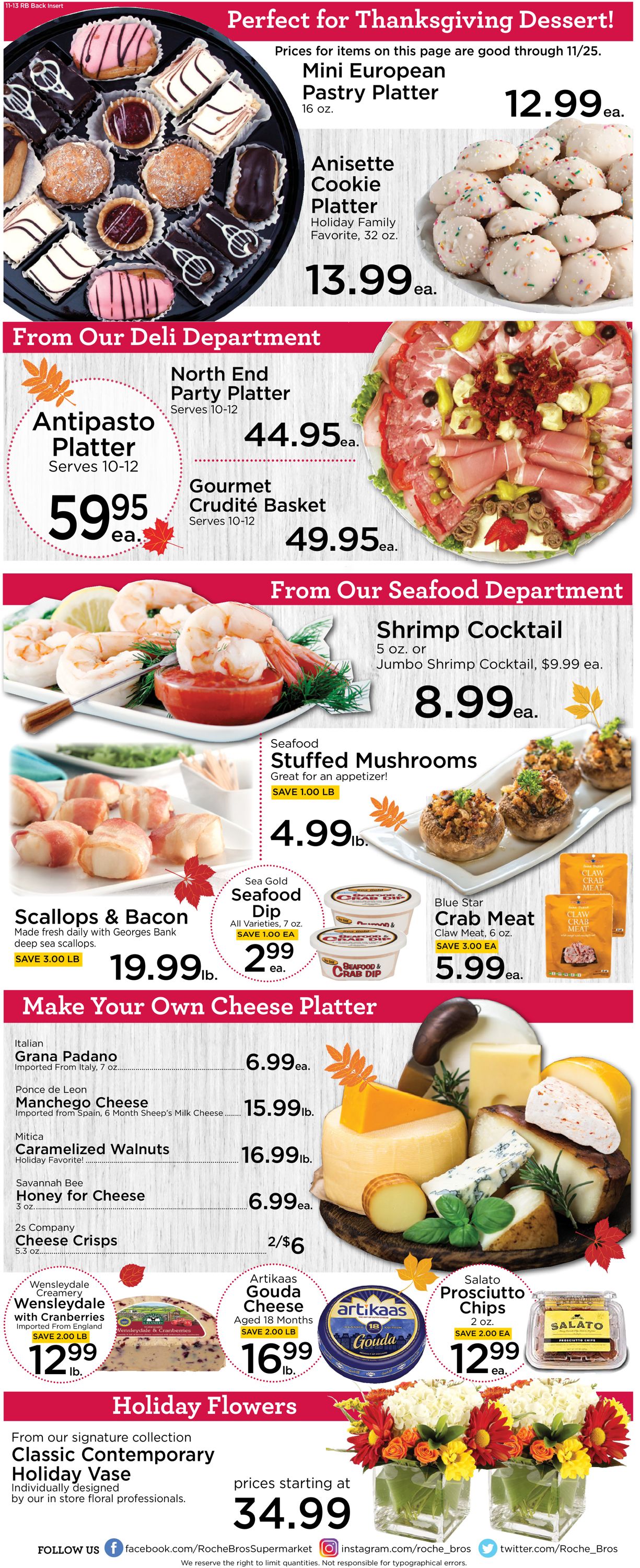Roche Bros. Supermarkets Weekly Ad Circular - valid 11/13-11/19/2020 (Page 8)