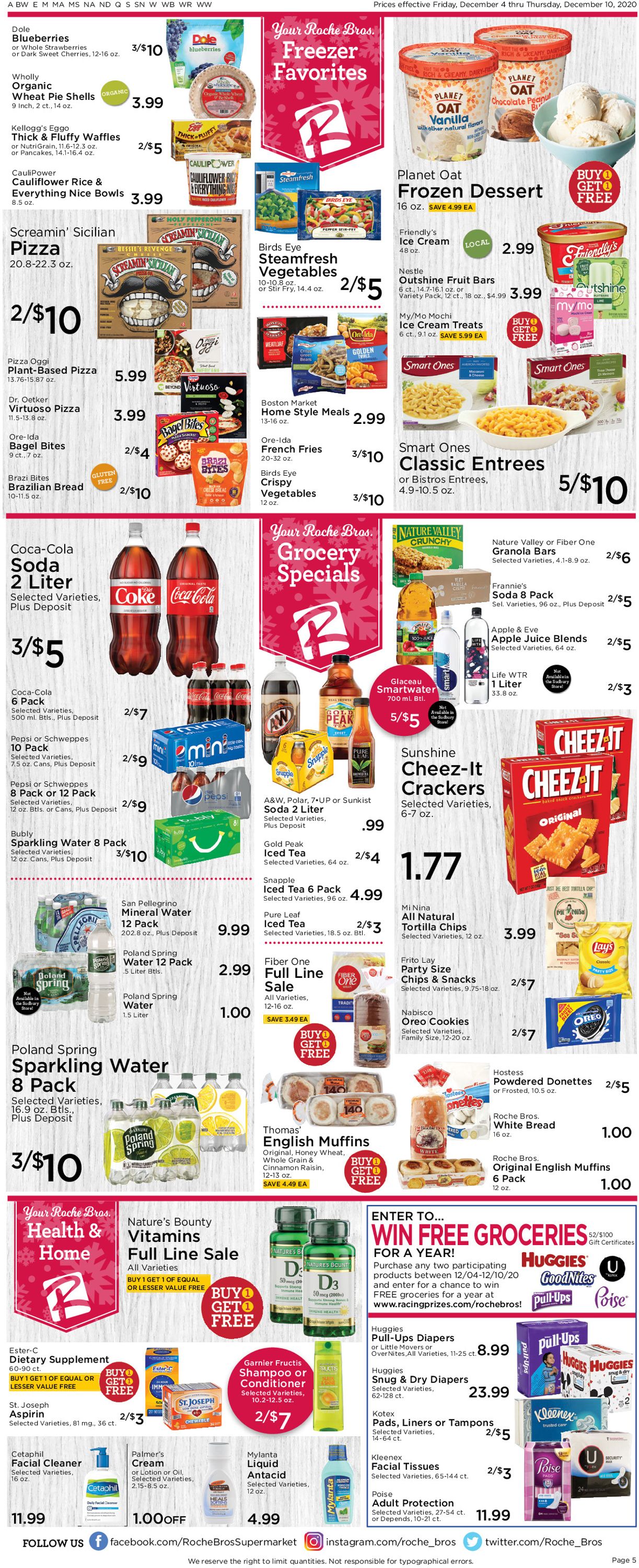 Roche Bros. Supermarkets Weekly Ad Circular - valid 12/04-12/10/2020 (Page 5)