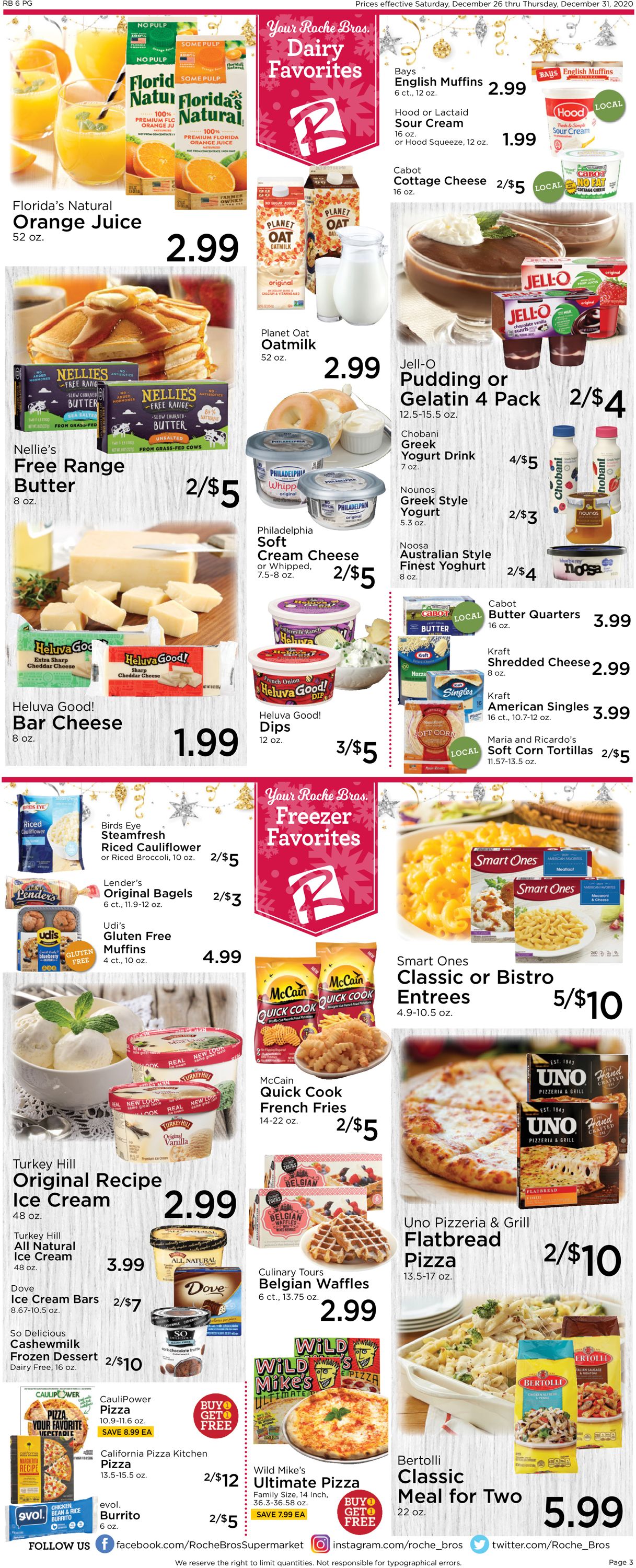 Roche Bros. Supermarkets Weekly Ad Circular - valid 12/26-12/31/2020 (Page 3)