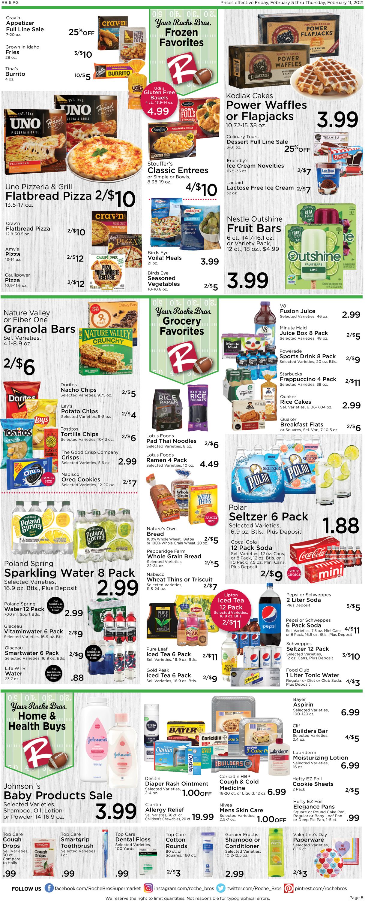 Roche Bros. Supermarkets Weekly Ad Circular - valid 02/05-02/11/2021 (Page 5)